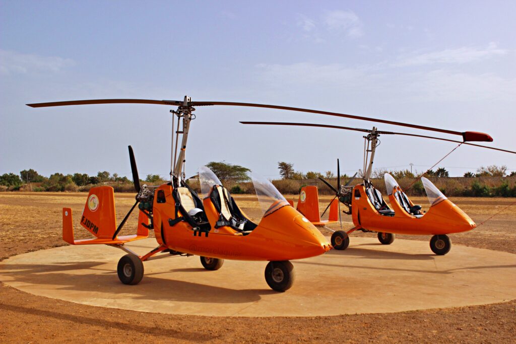 ULM à l'aérodrome de Saly