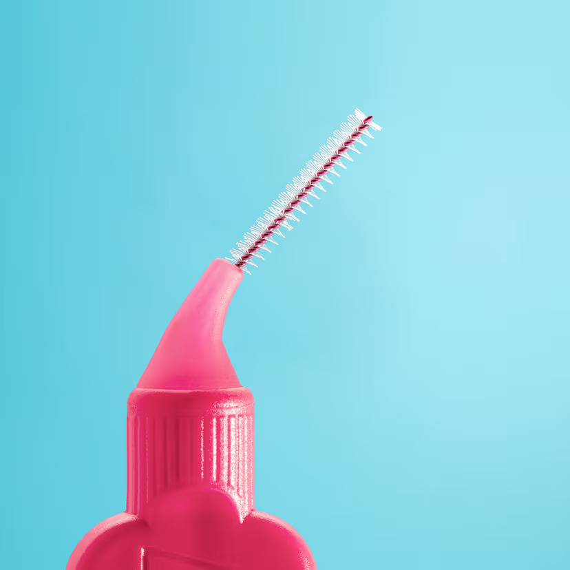 Brosettes Interdentaires Rose capuchon détails